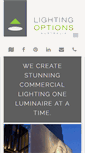 Mobile Screenshot of lightingoptionsaustralia.com.au